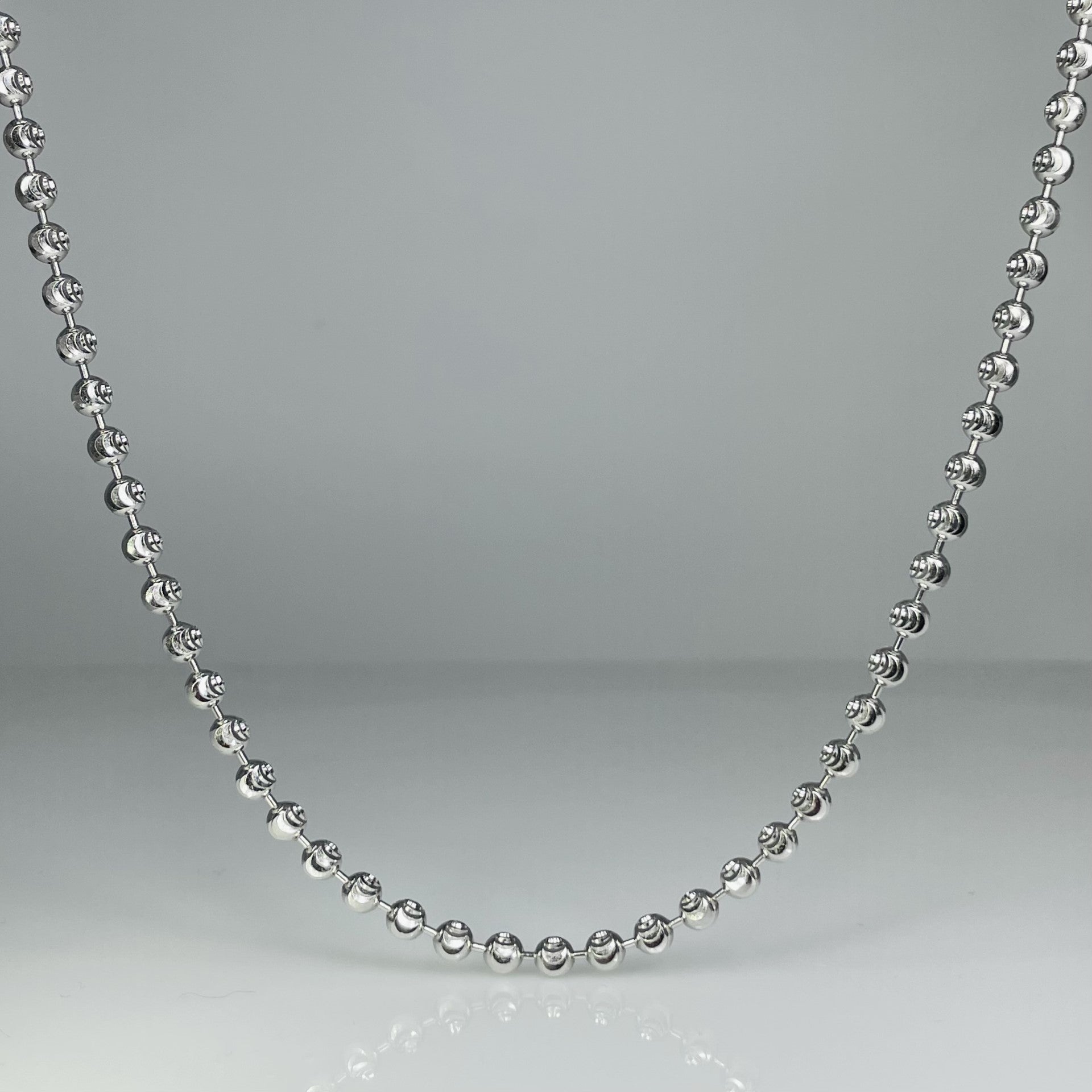 ◇wing bling◇ 925 silver diamond cutting ball chain necklac s-l400.jpg