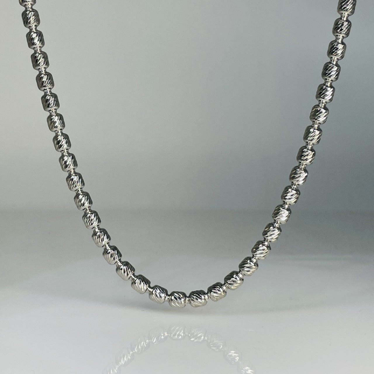 アクセサリー Silver chain long necklace 925 Sterling Silver 8.5MM Figaro Link Chain Necklace - Made