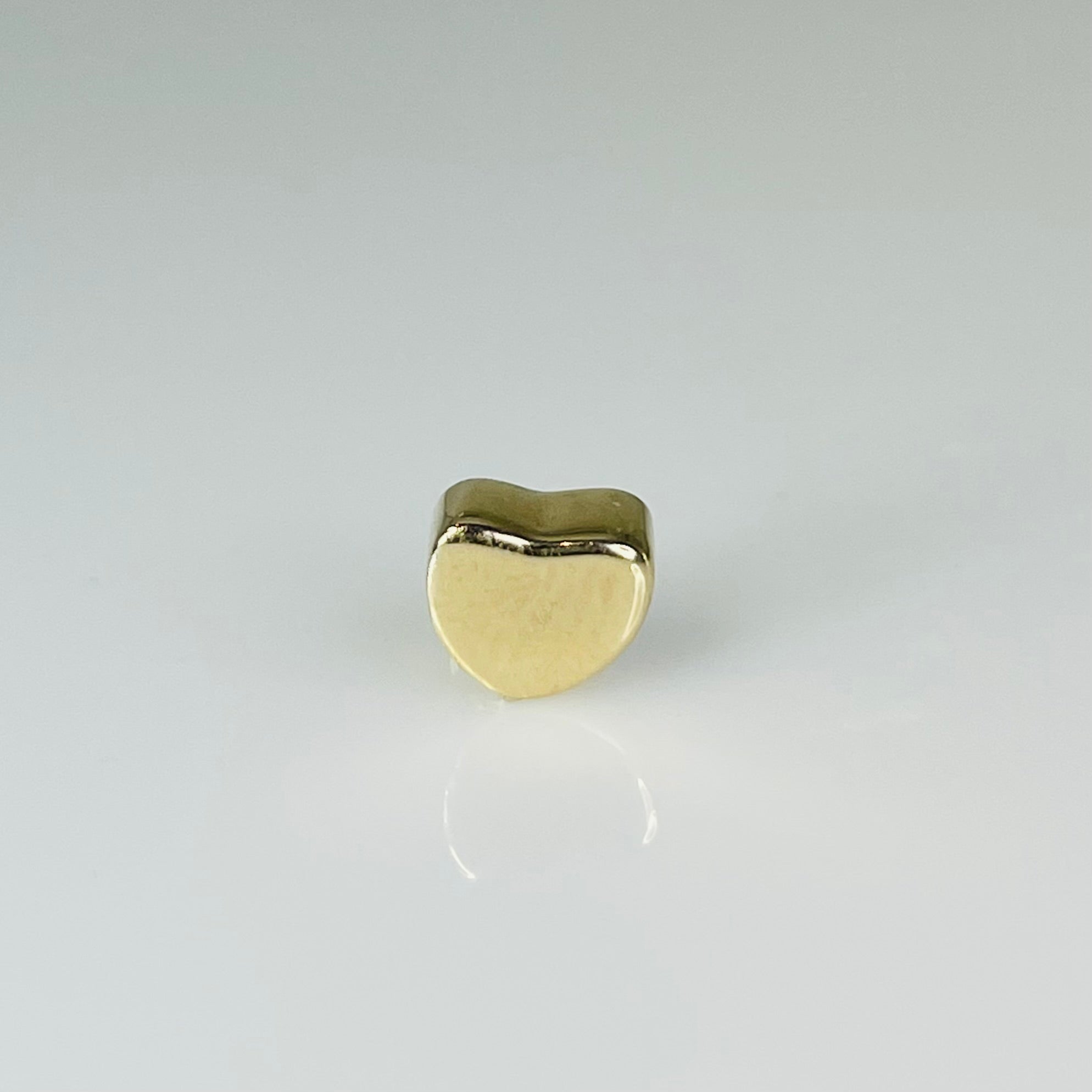 14K Yellow Gold Heart Charm – KyleChanDesign