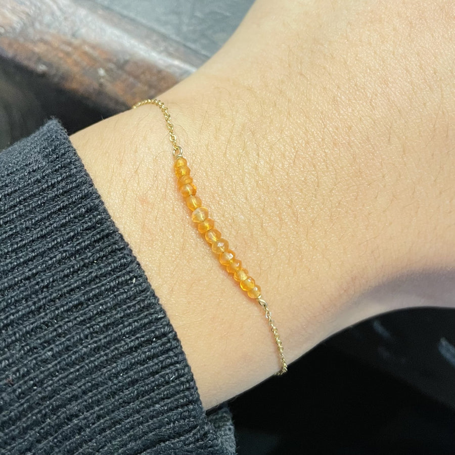 Carnelian Bar Bracelet