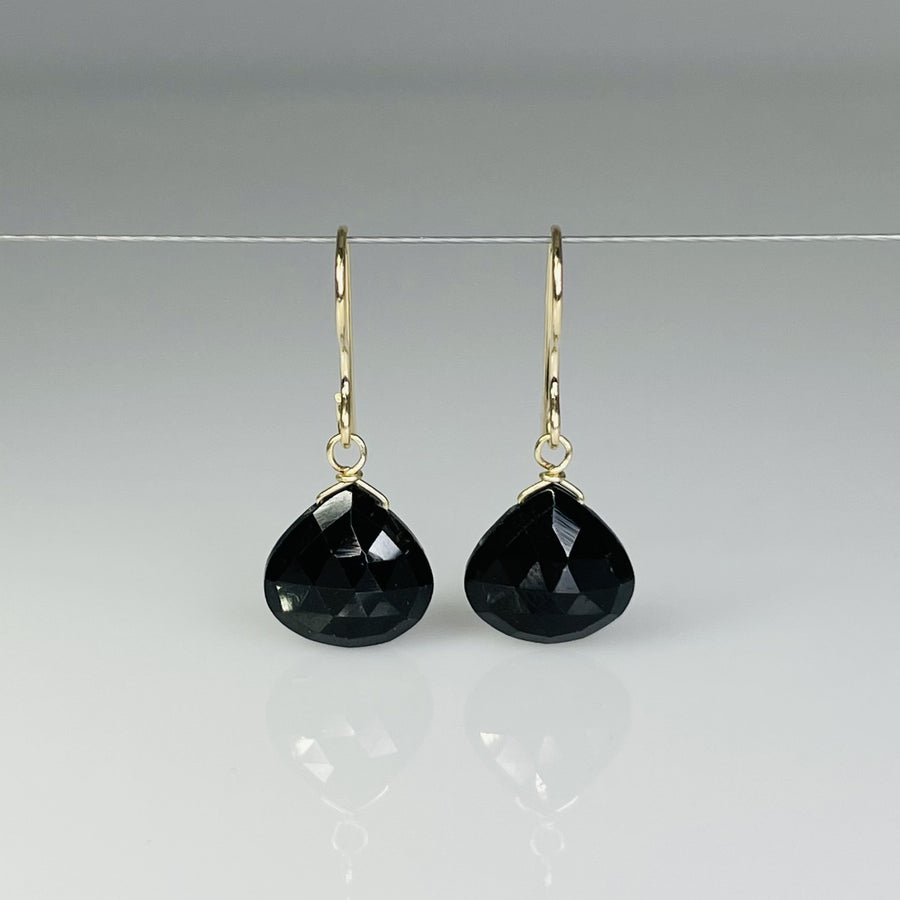 Black Spinel Earrings