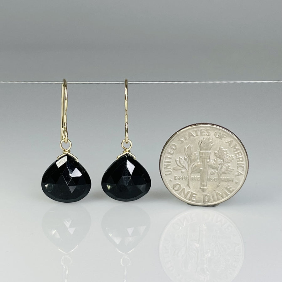 Black Spinel Earrings