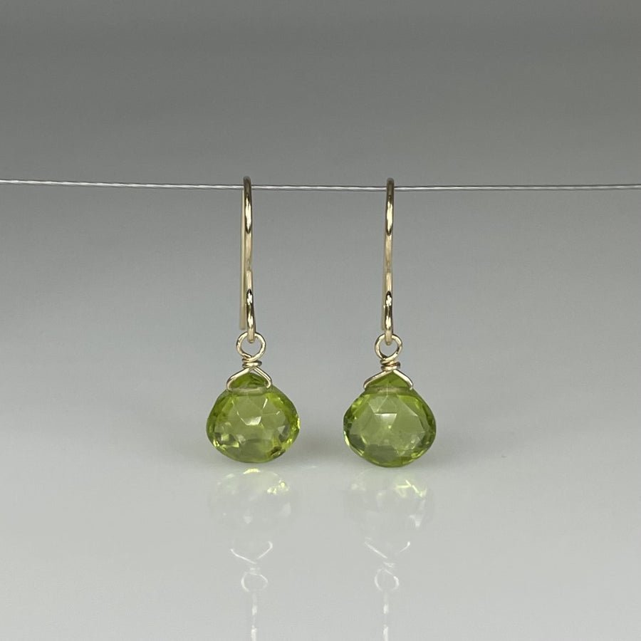 Peridot Drop Earrings