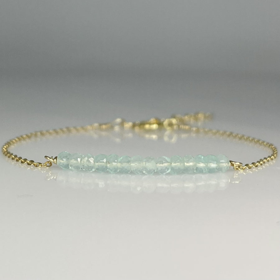 Chalcedony Bar Bracelet