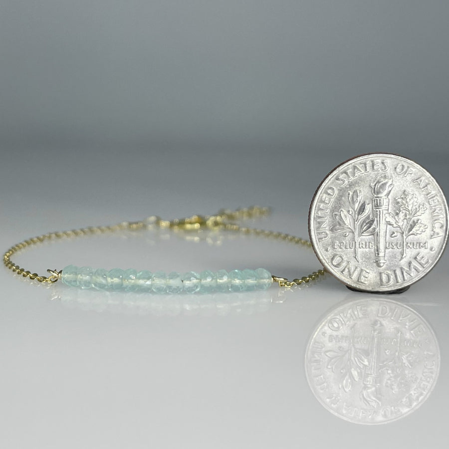 Chalcedony Bar Bracelet