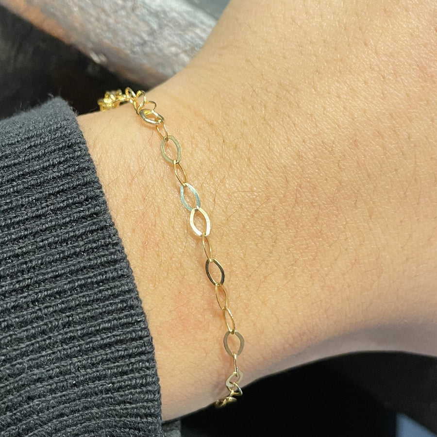 High Polished Bubble Chain Bracelet