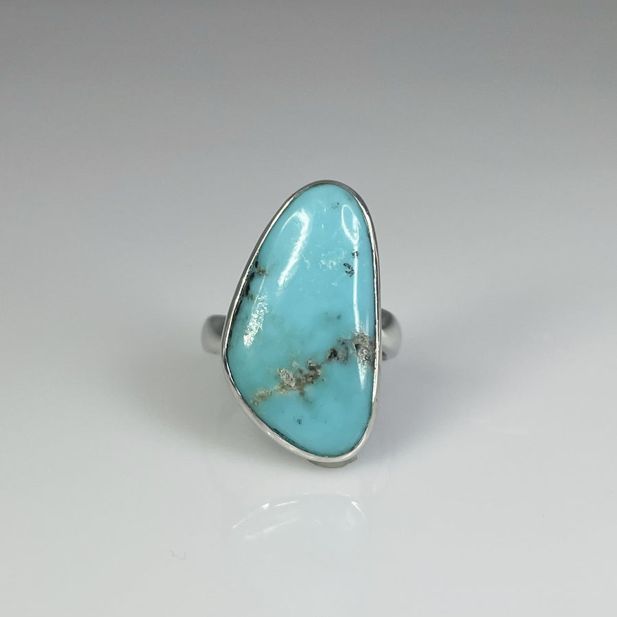 Sterling Silver Sleeping Beauty Turquoise Ring