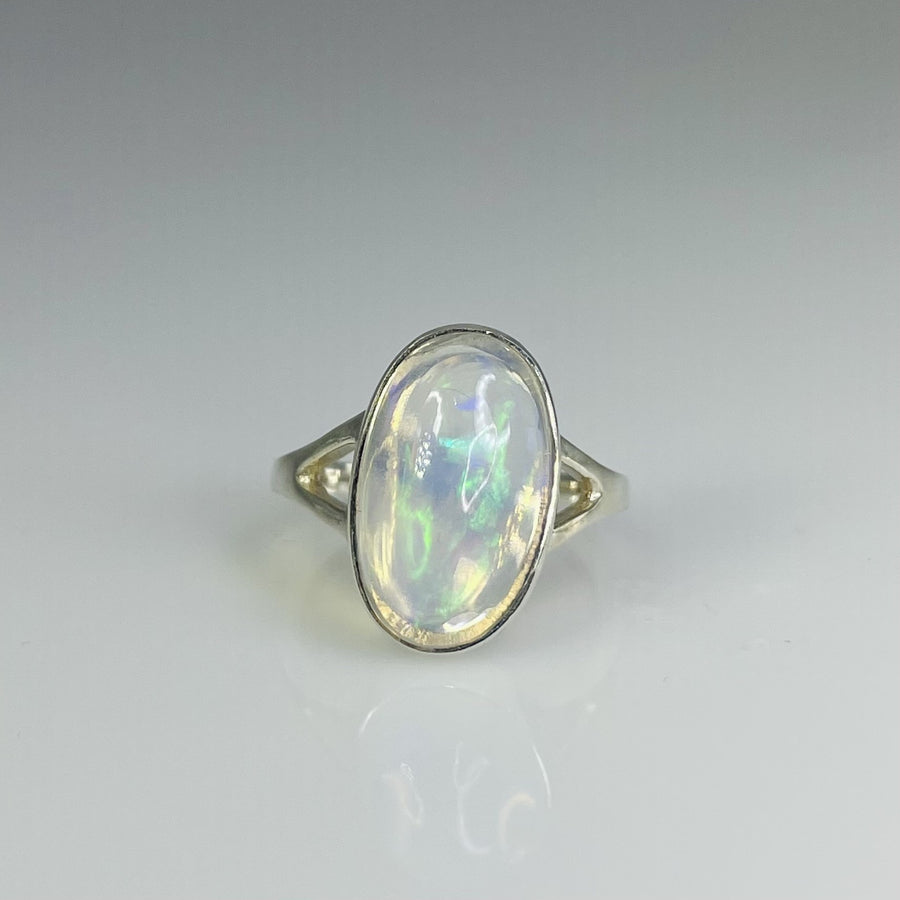 Sterling Silver Ethiopian Opal Ring