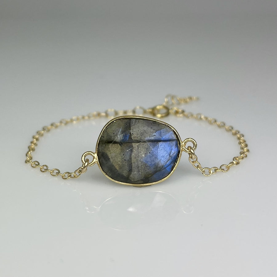 Labradorite Bezel Bracelet