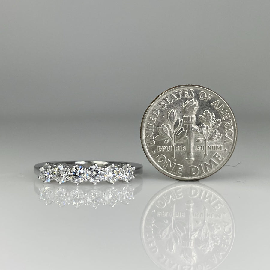 14K White Gold Diamond Band 0.67ct
