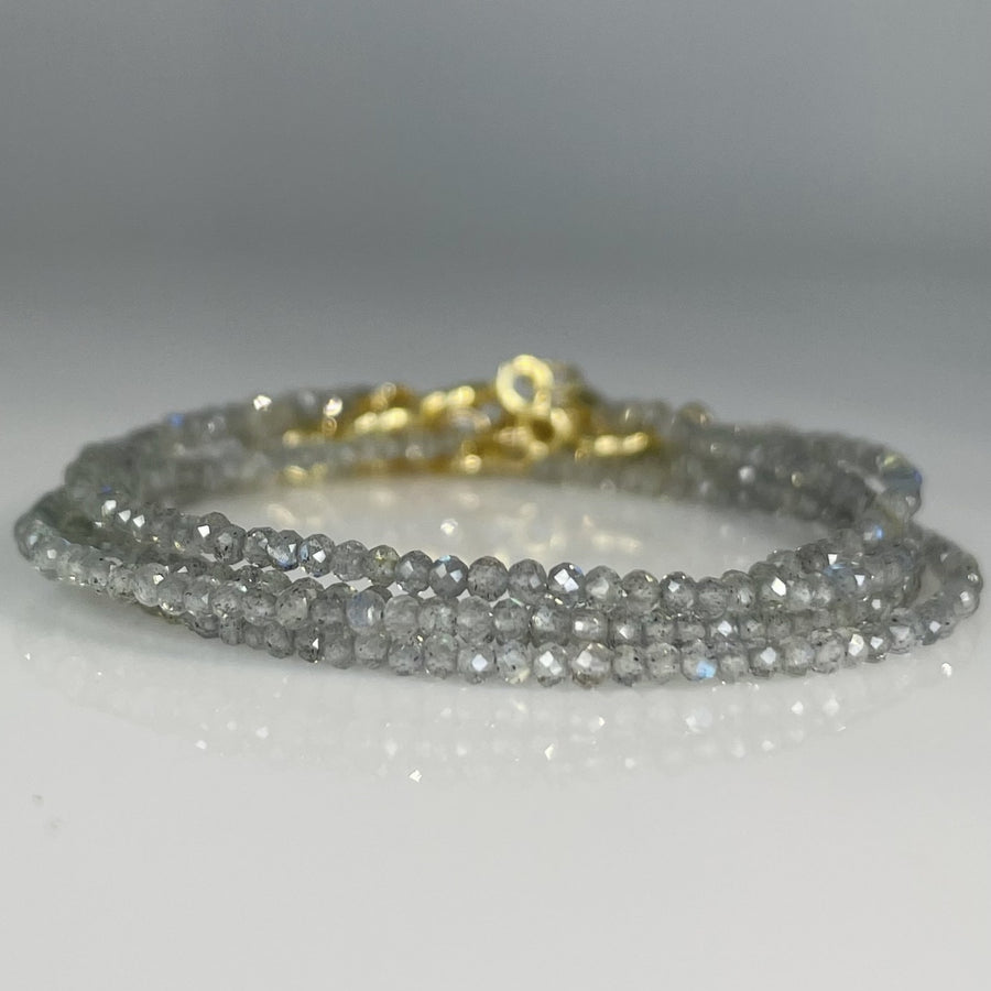 Labradorite Beaded Bracelet