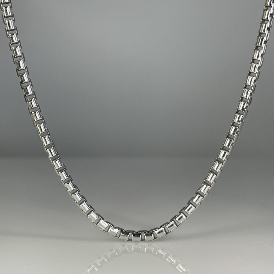 Sterling Silver Box Chain 20"