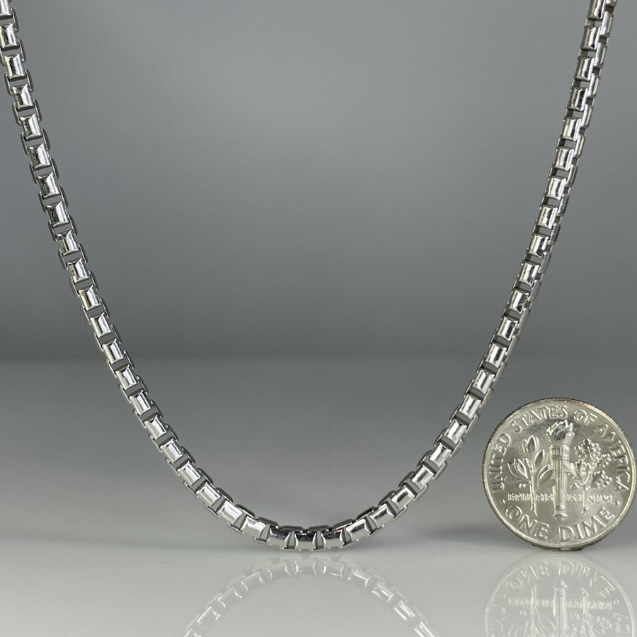 Sterling Silver Box Chain 20"