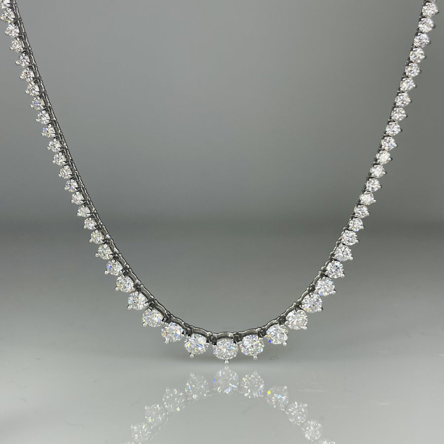 14K White Gold Lab Grown Diamond Necklace – KyleChanDesign