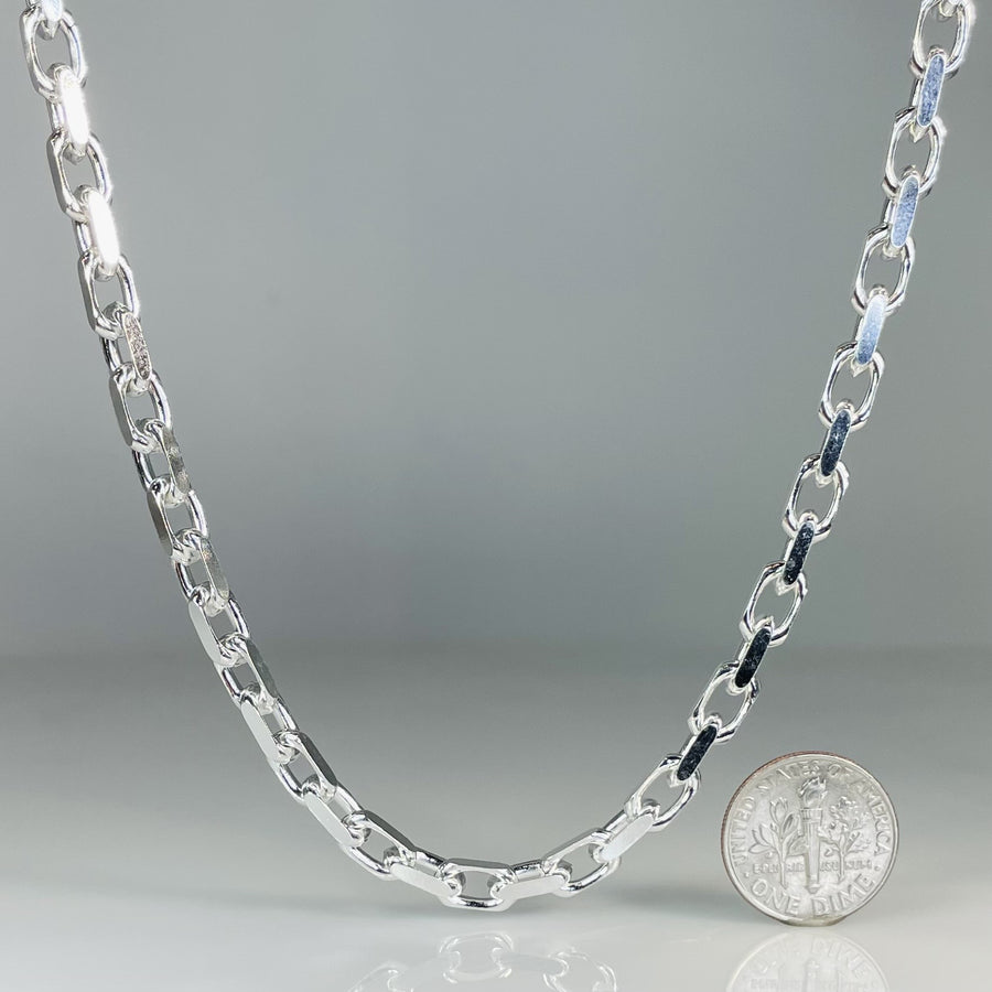 Sterling Silver Link Chain 5mm