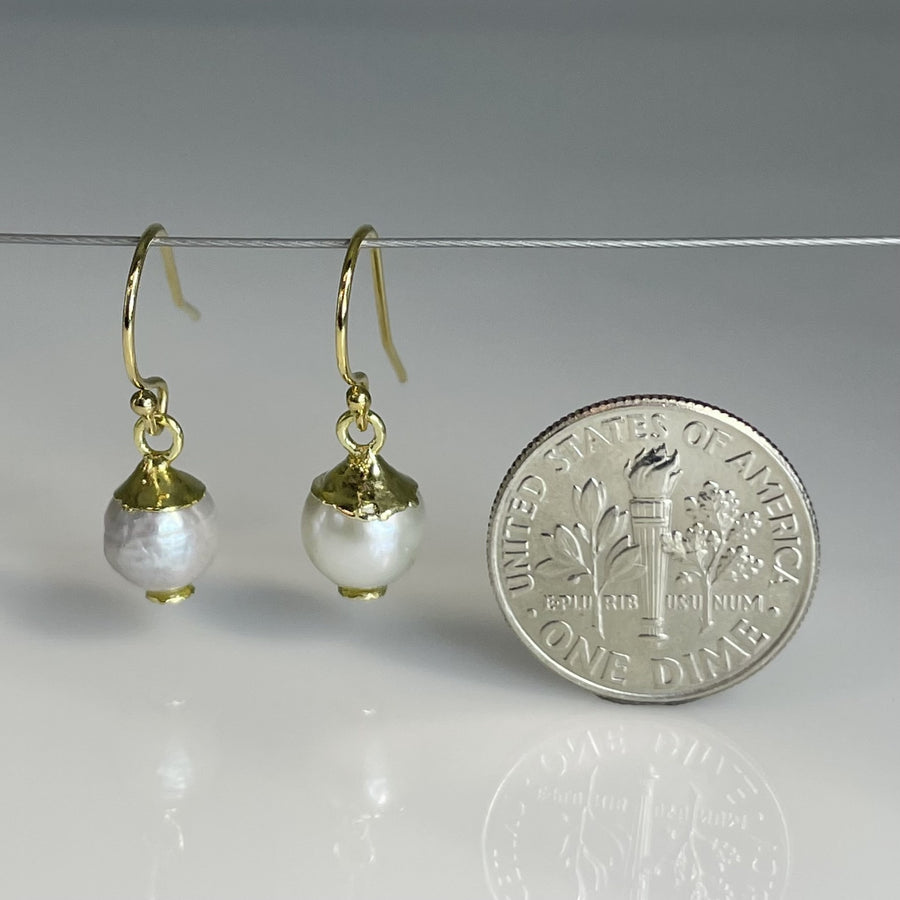 Freshwater Pearl Earrings 7mm