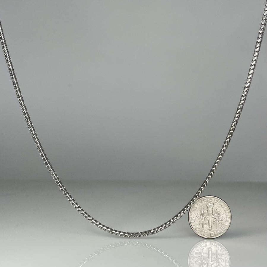 Sterling Silver Wheat Chain 2mm