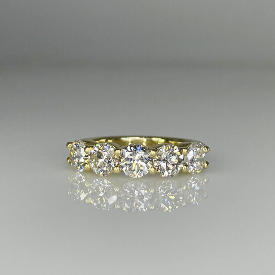 14K Yellow Gold Lab Diamond Band 2.02ct G/VS