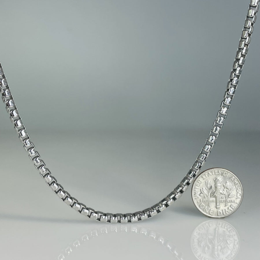 Sterling Silver Box Chain 3mm
