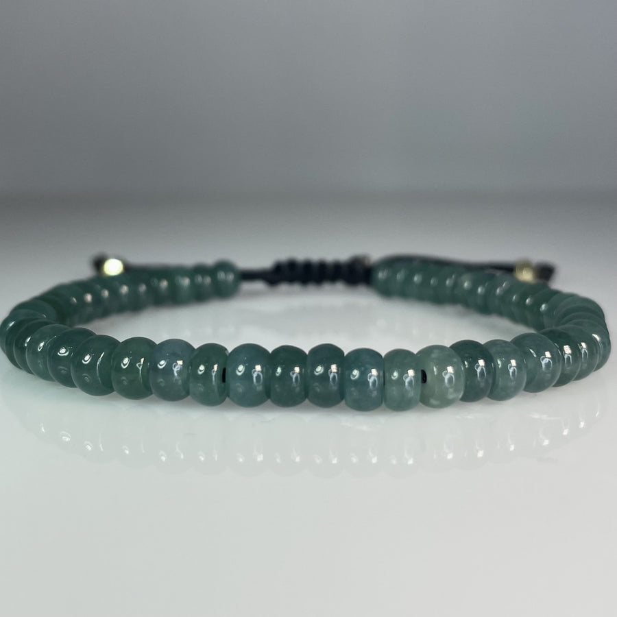 Guatemalan Jade Macrame Bracelet 5mm