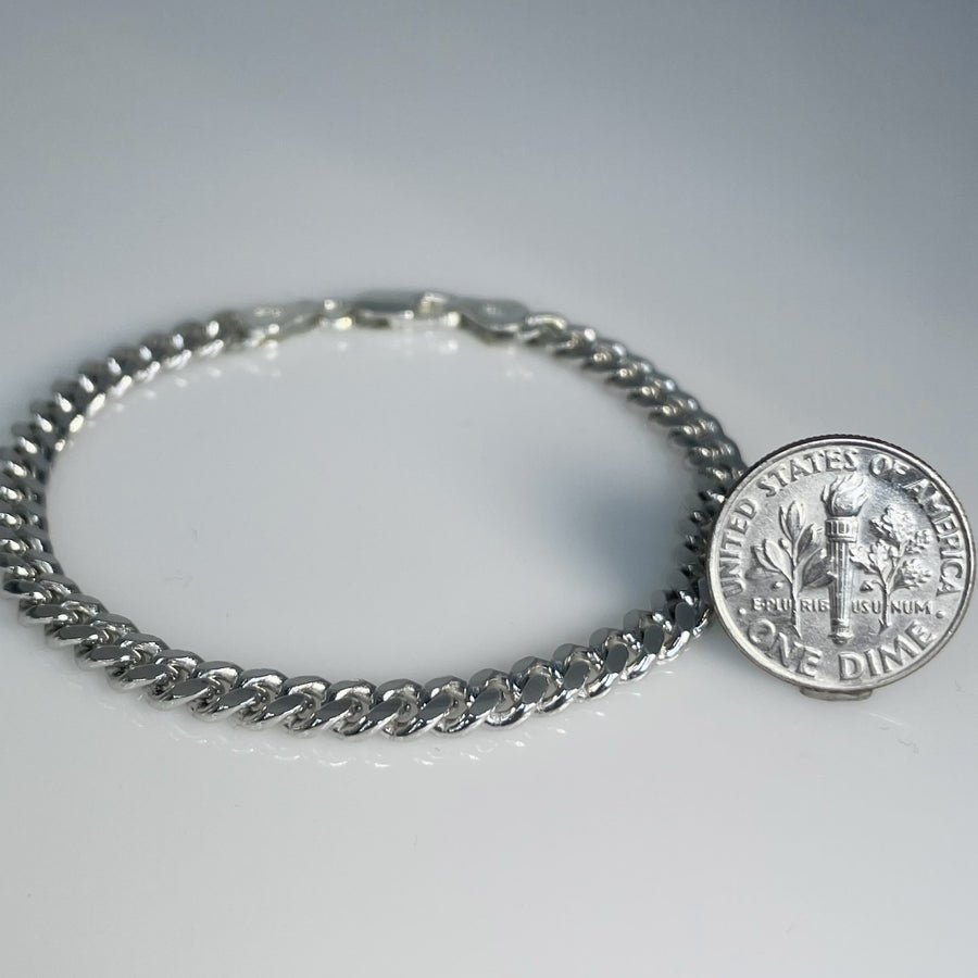 Sterling Silver Curb Chain 5mm