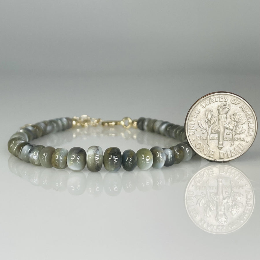 14K Yellow Gold Alexandrite Chrysoberyl Bracelet