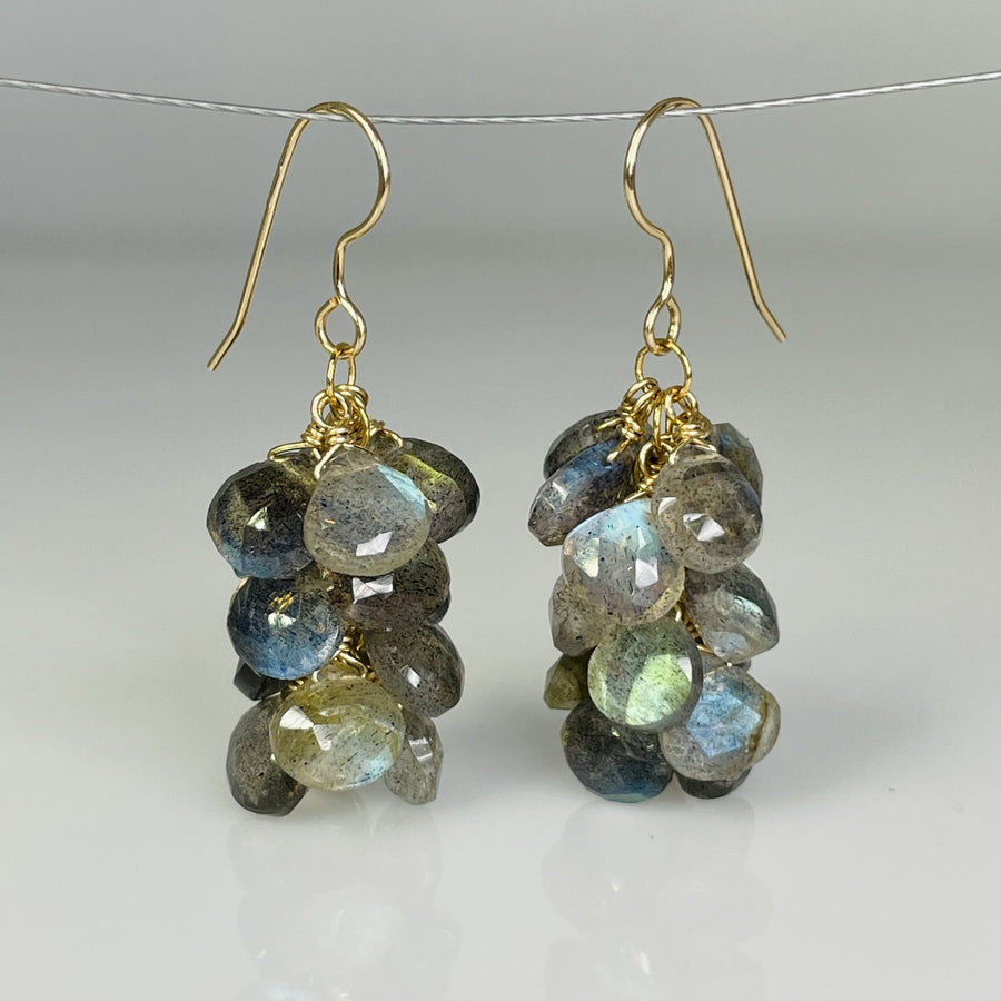 Labradorite Multi Drop Earrings