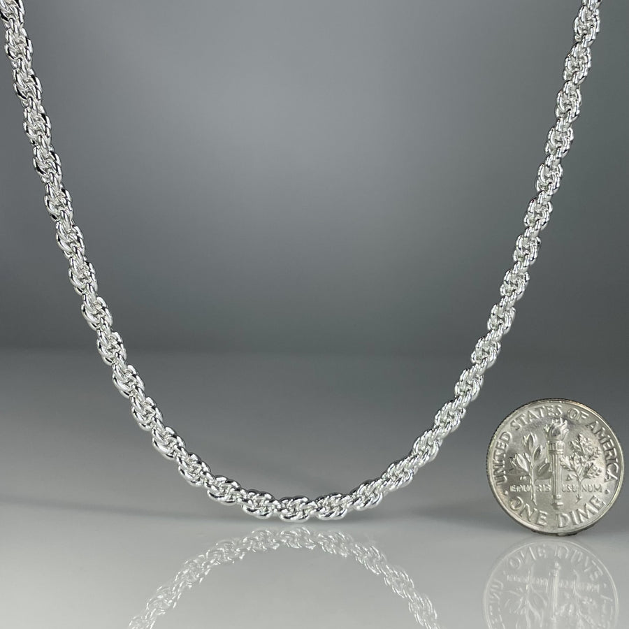 Sterling Silver Rope Chain 3mm