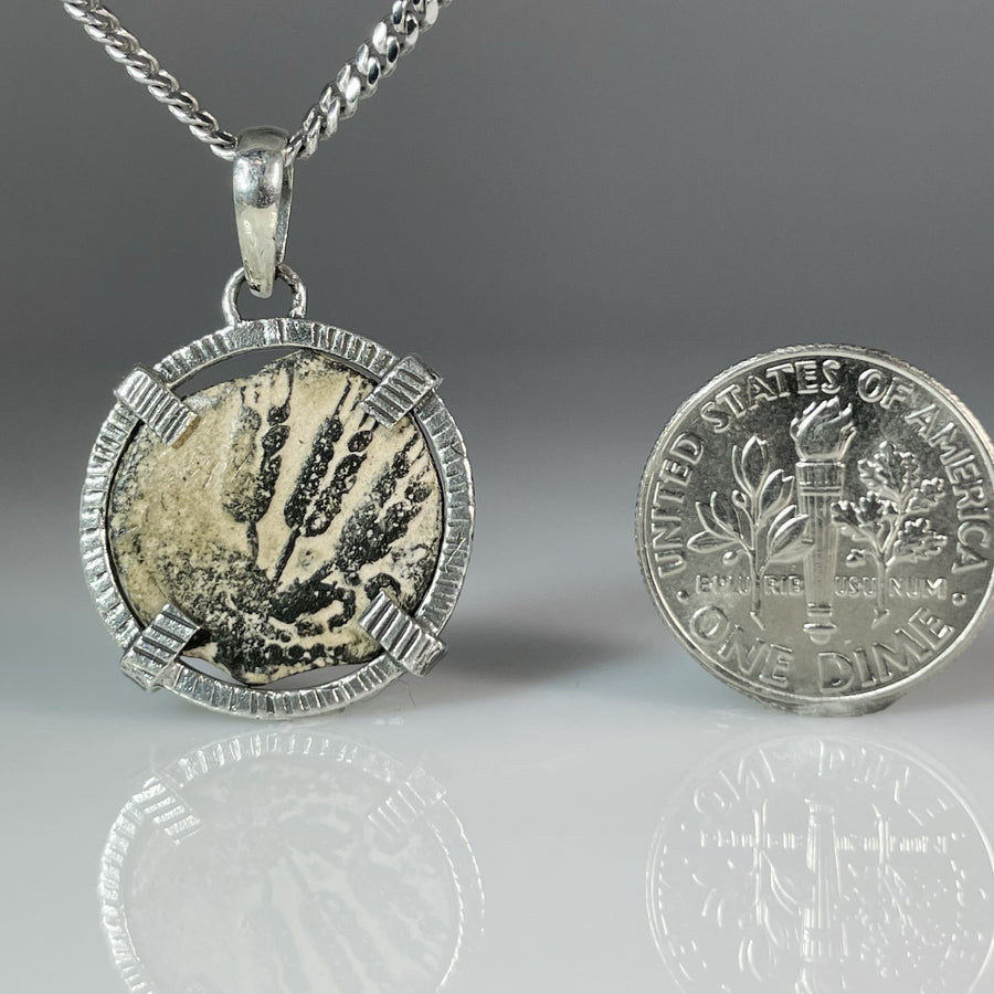Sterling Silver Widow's Mite Biblical Coin