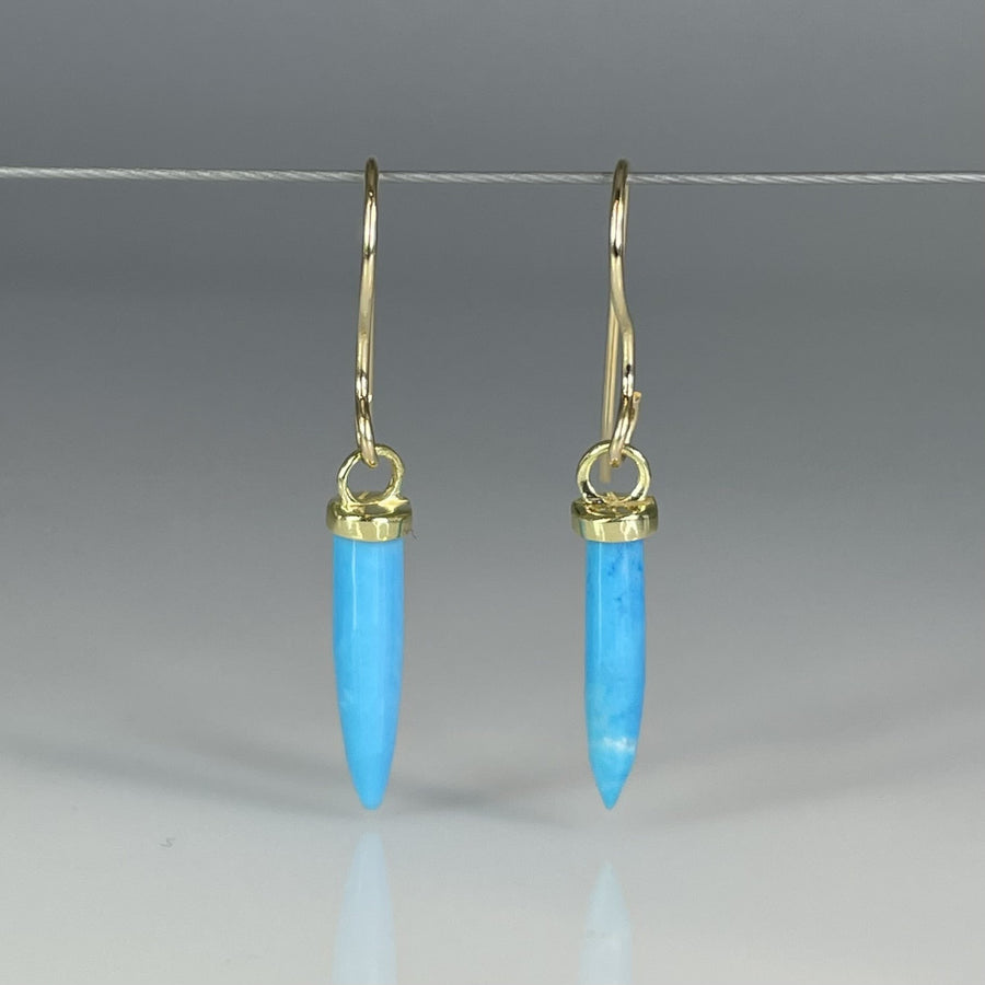 Turquoise Spike Earrings – KyleChanDesign