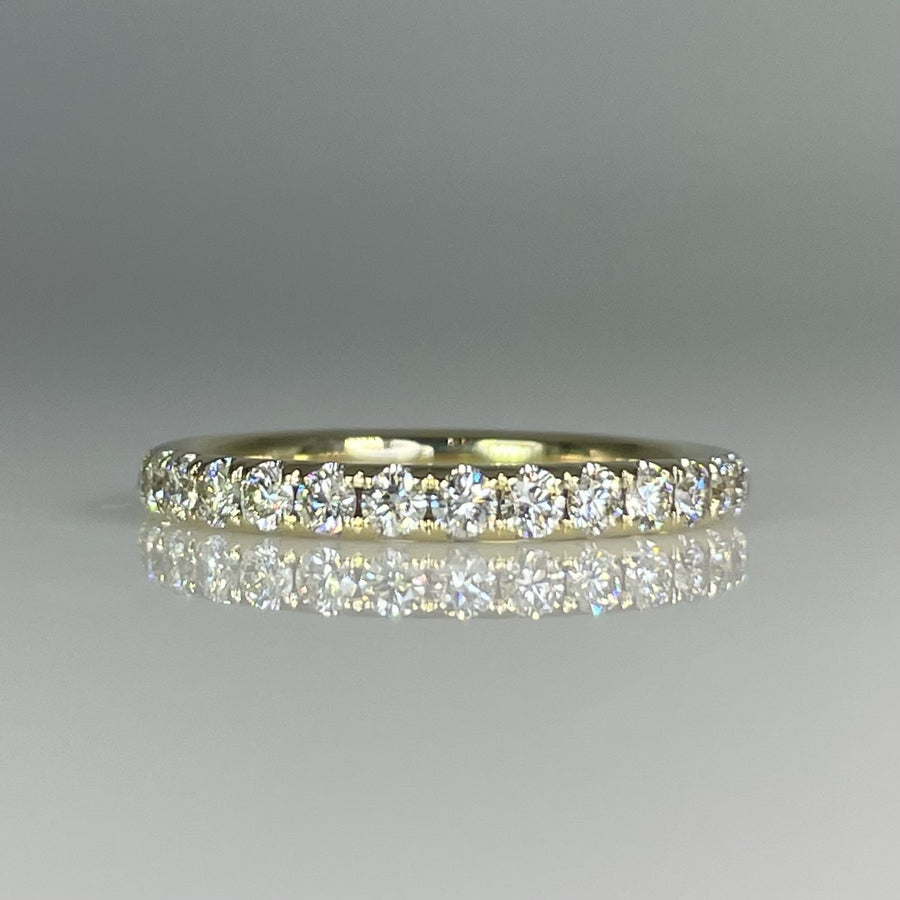 14K Yellow Gold Natural Diamond Ring 0.51ct