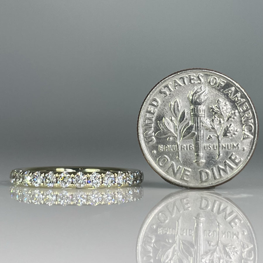 14K Yellow Gold Natural Diamond Ring 0.51ct