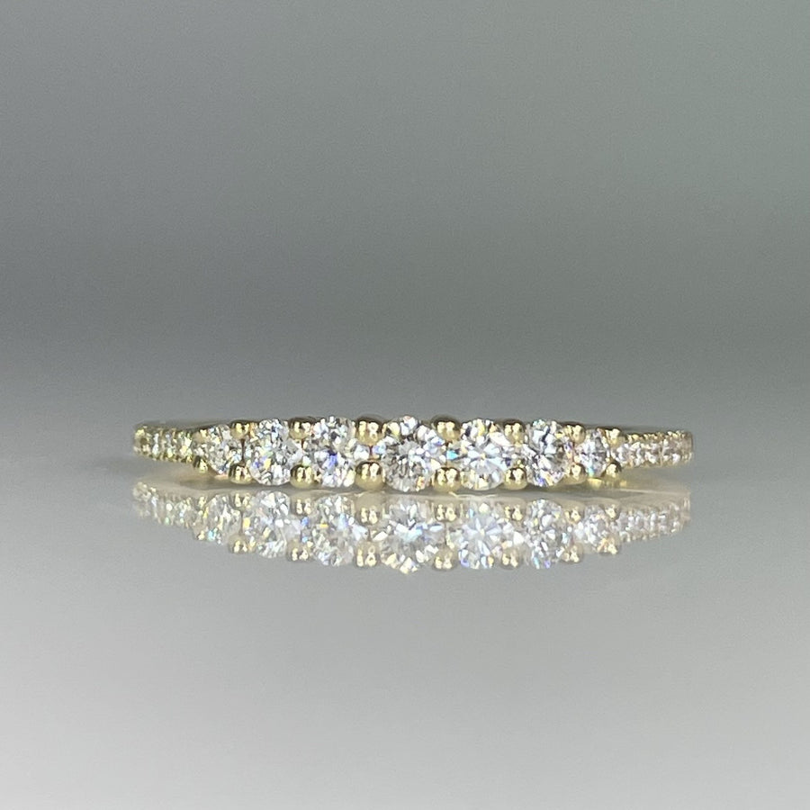 14K Yellow Gold Natural Diamond Ring 0.30ct