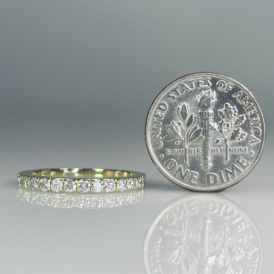 14K Yellow Gold Natural Diamond Ring 0.30ct
