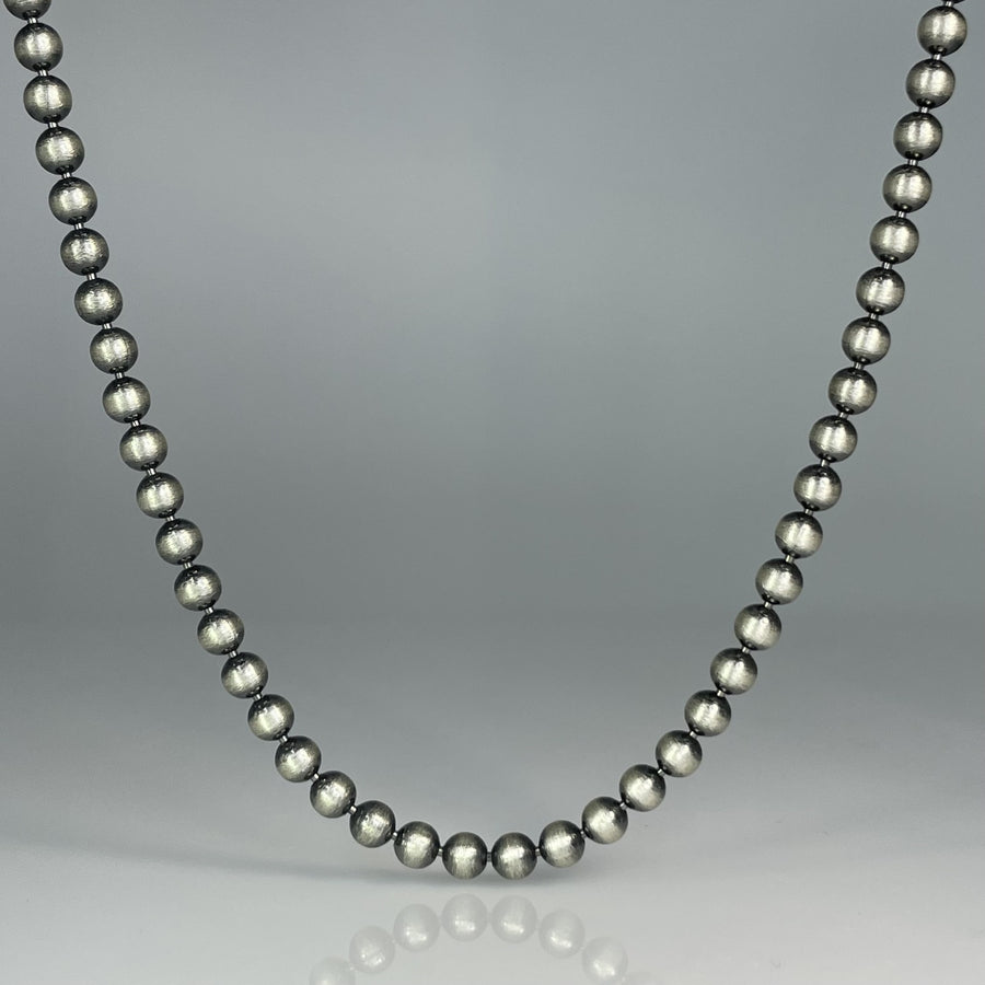 Sterling Silver Gunmetal Patina Ball Chain 4mm