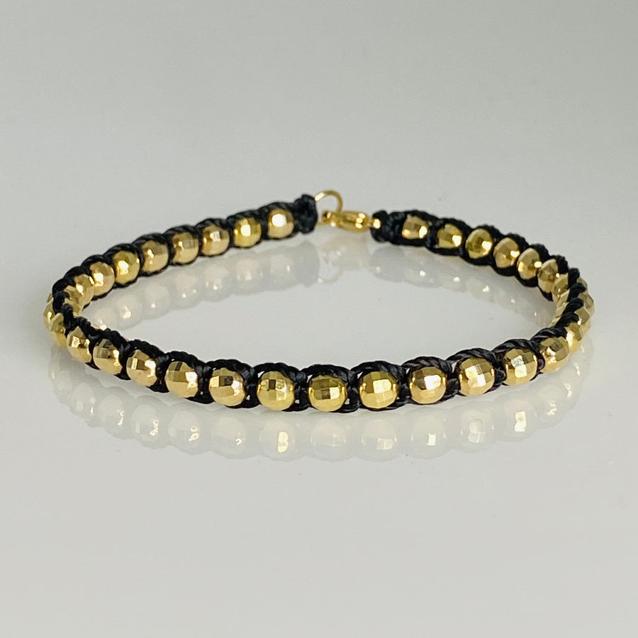 14K Yellow Gold Wish Bracelet