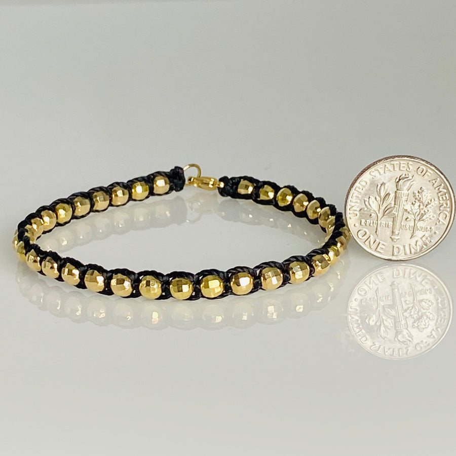 14K Yellow Gold Wish Bracelet