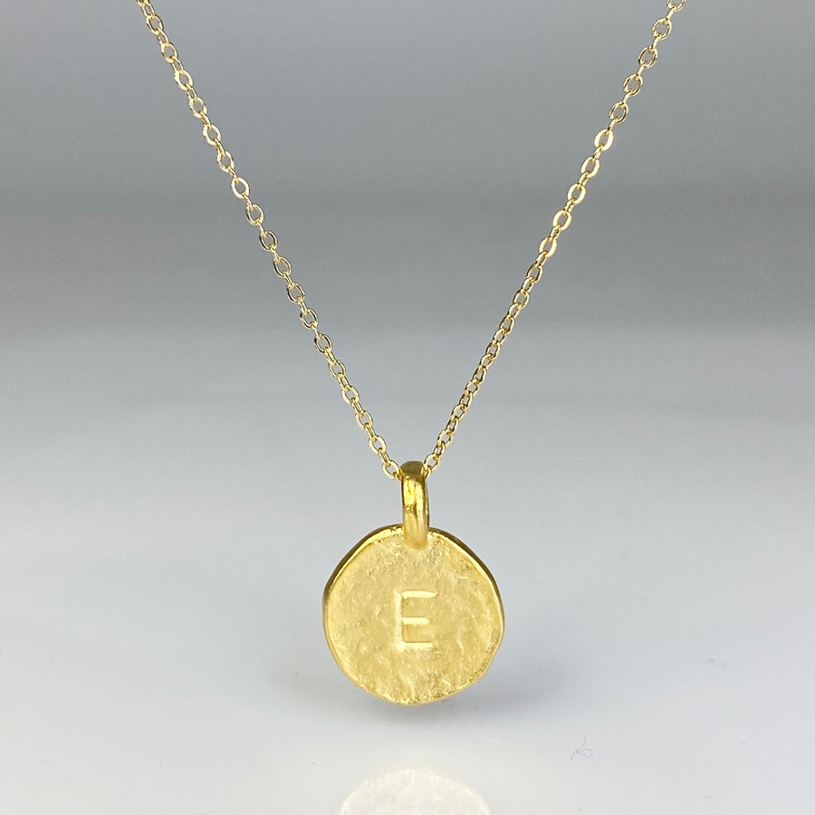 Initial Necklace - 18" Gold Plated