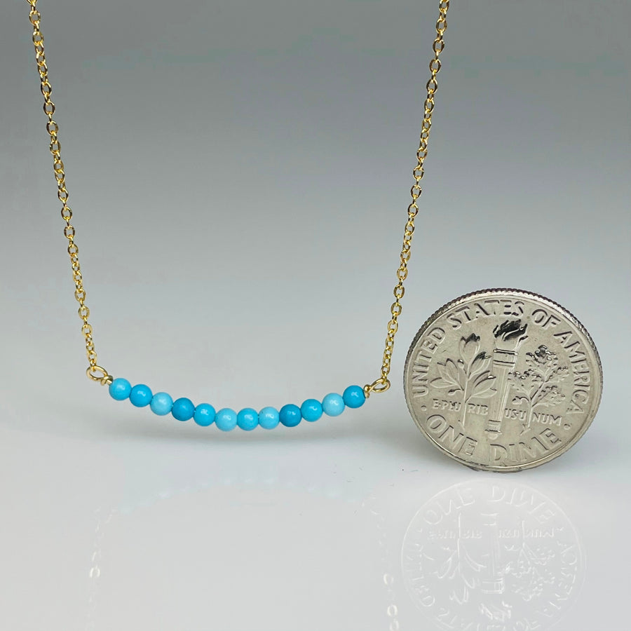 Turquoise Bar Necklace