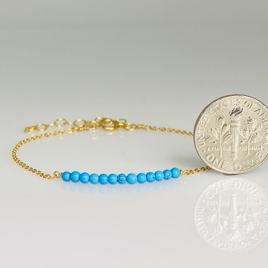 Turquoise Bar Bracelet