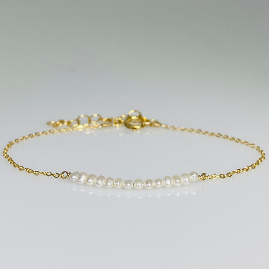 Fresh Water Pearl Bar Bracelet