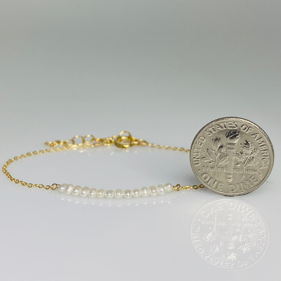 Fresh Water Pearl Bar Bracelet