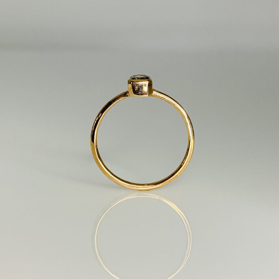18K Rose Gold Champagne Diamond Ring 0.35ct