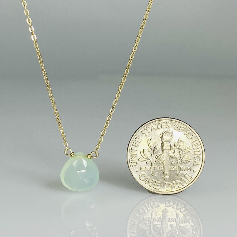 Chalcedony Necklace 10mm