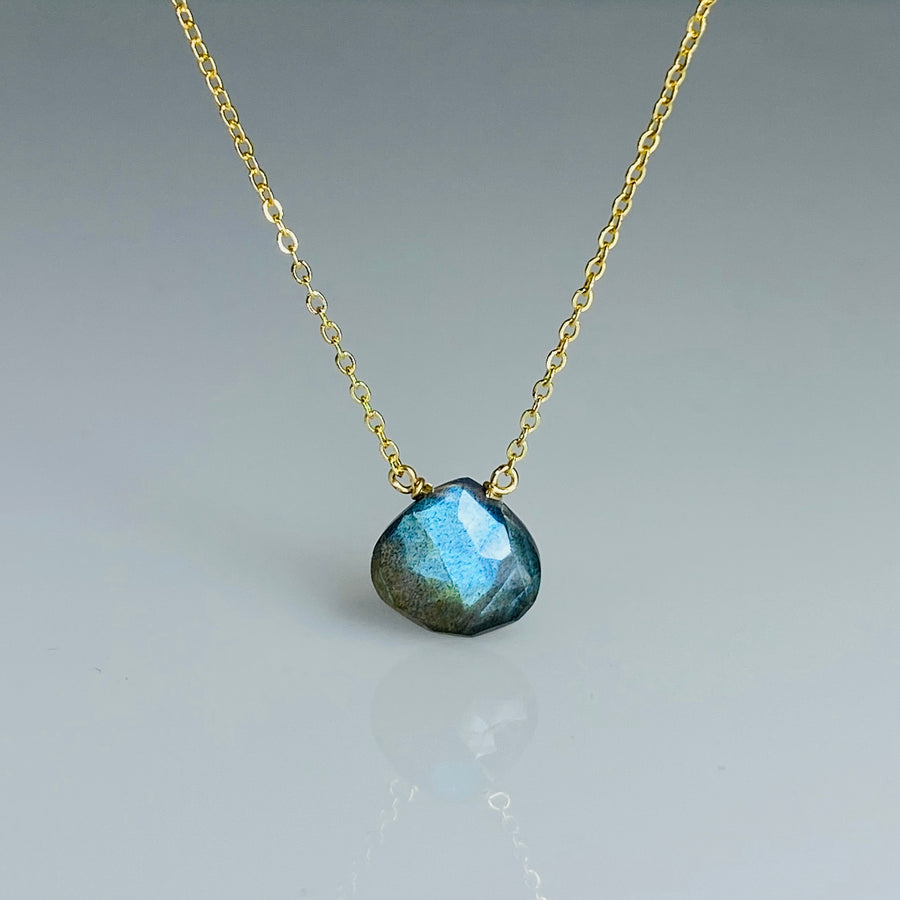 Labradorite Necklace 10mm
