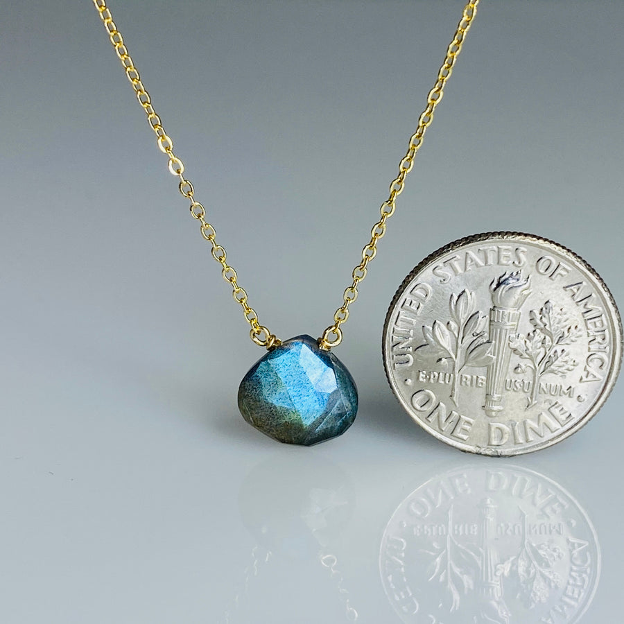 Labradorite Necklace 10mm