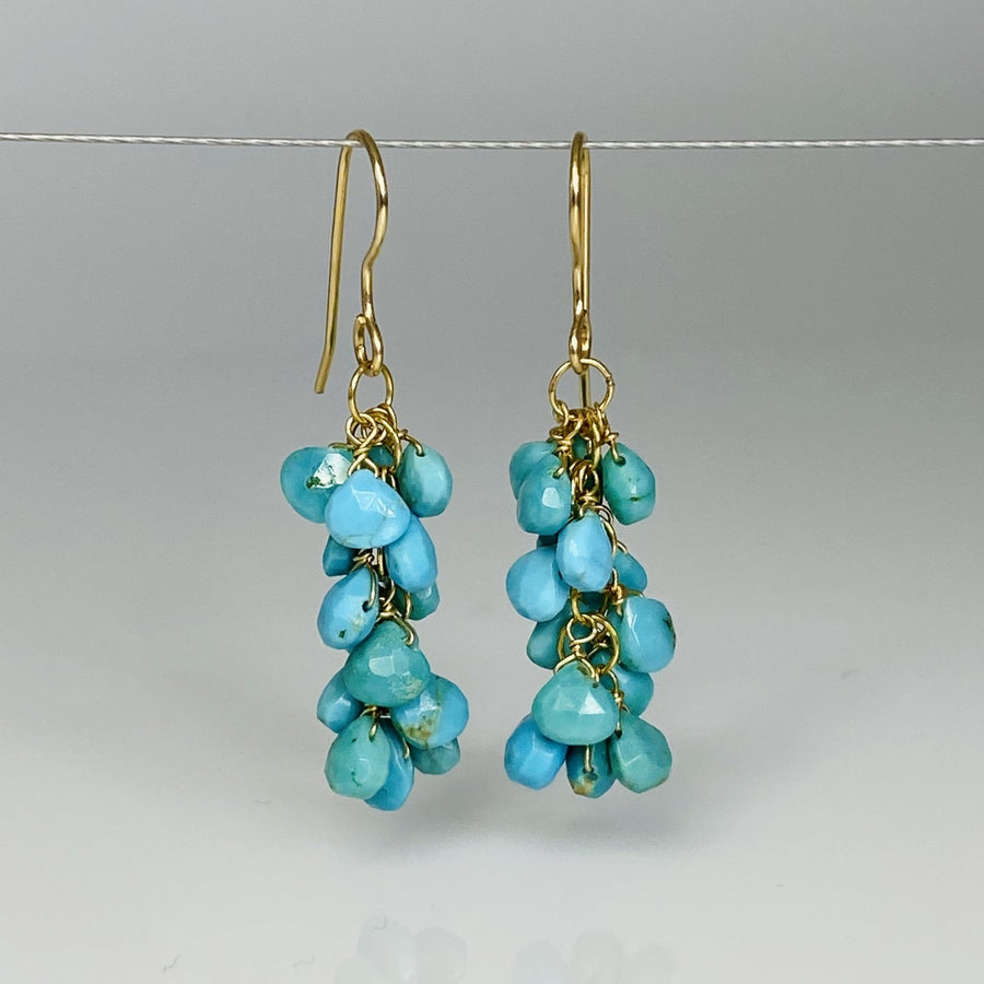 Turquoise Multi Drop Earrings