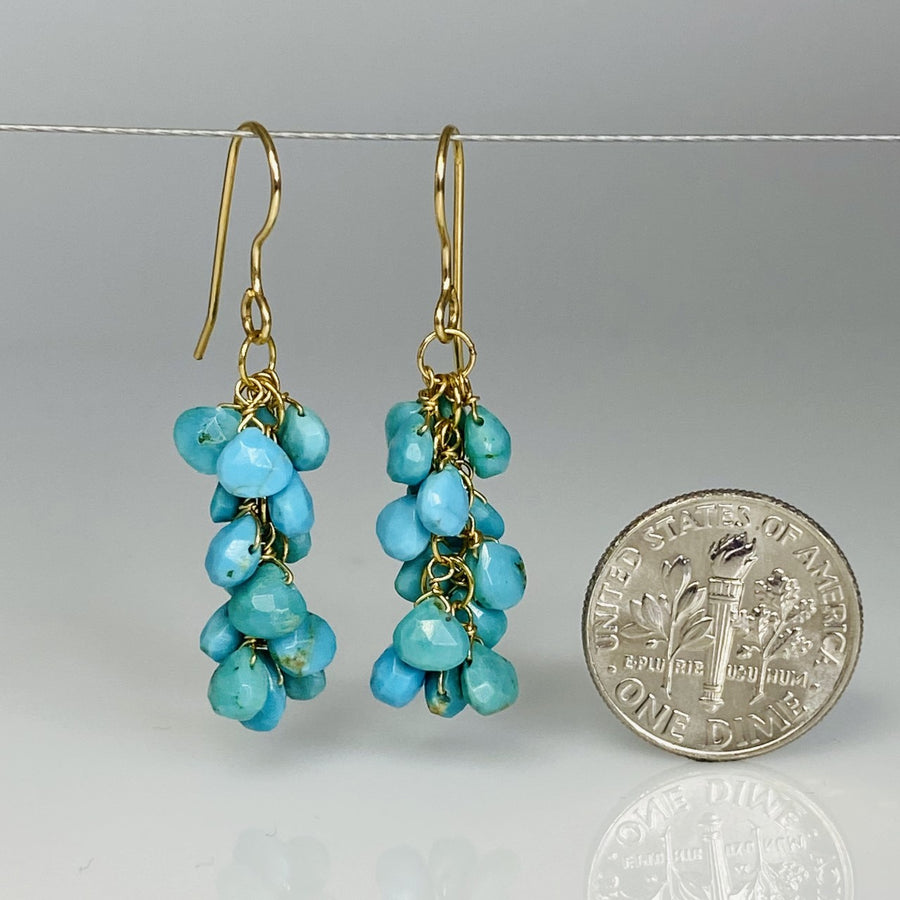 Turquoise Multi Drop Earrings