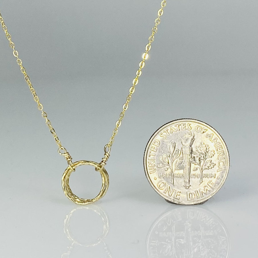 Laser Cut Trinity Necklace 10mm