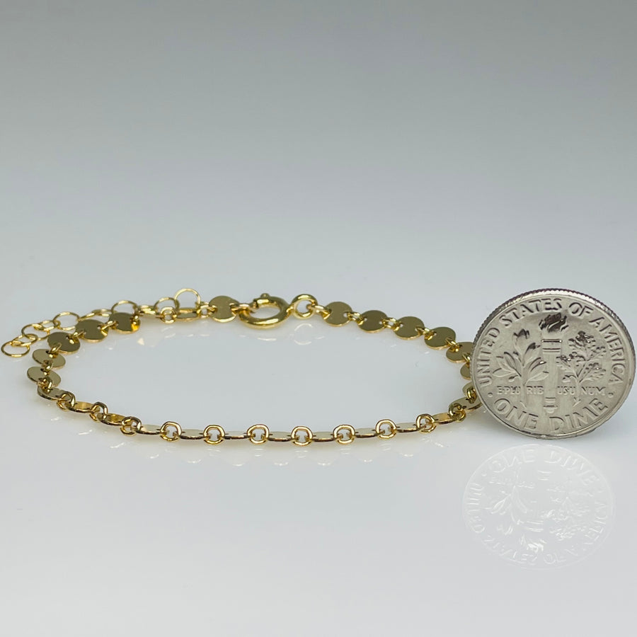 Mini Disc Bracelet 4mm
